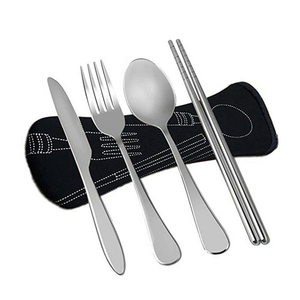 Reusable Stainless Steel Travel Cutlery Set