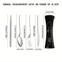 Reusable Stainless Steel Travel Cutlery Set