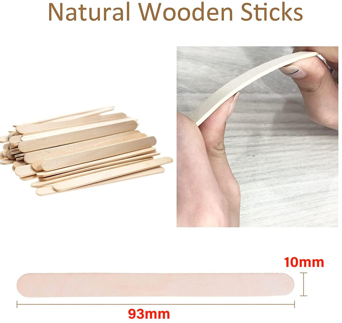 Natural Wooden Craft Sticks