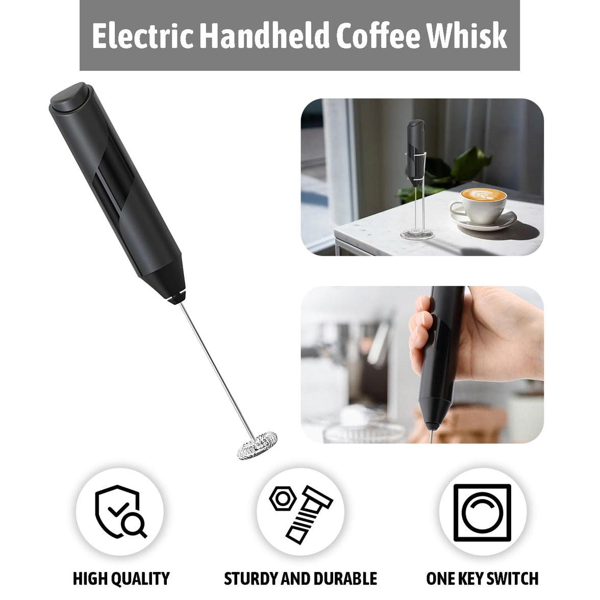 Handheld Electric Milk Frother