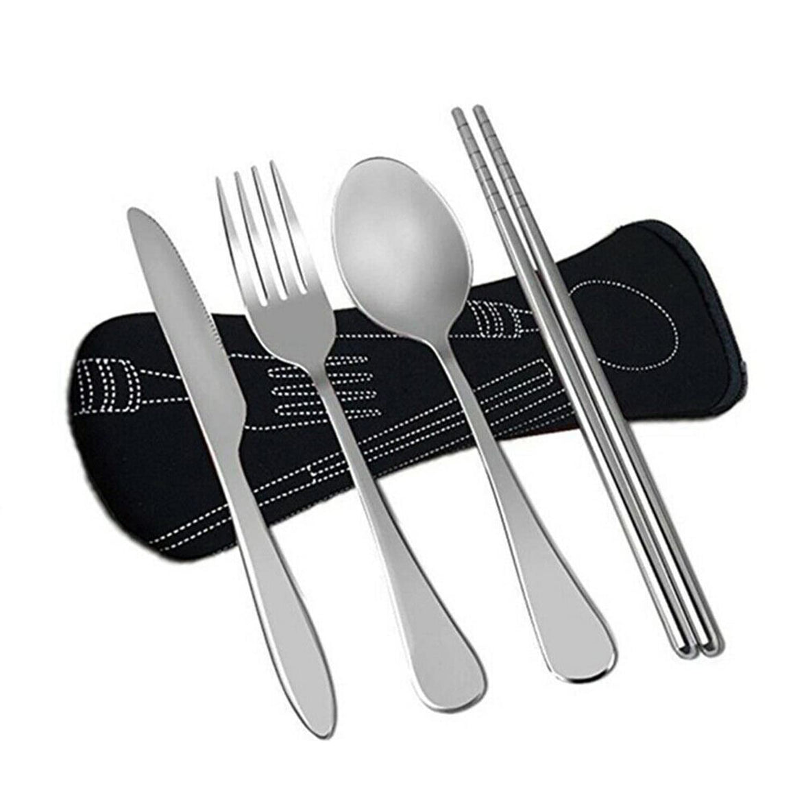 Reusable Stainless Steel Travel Cutlery Set