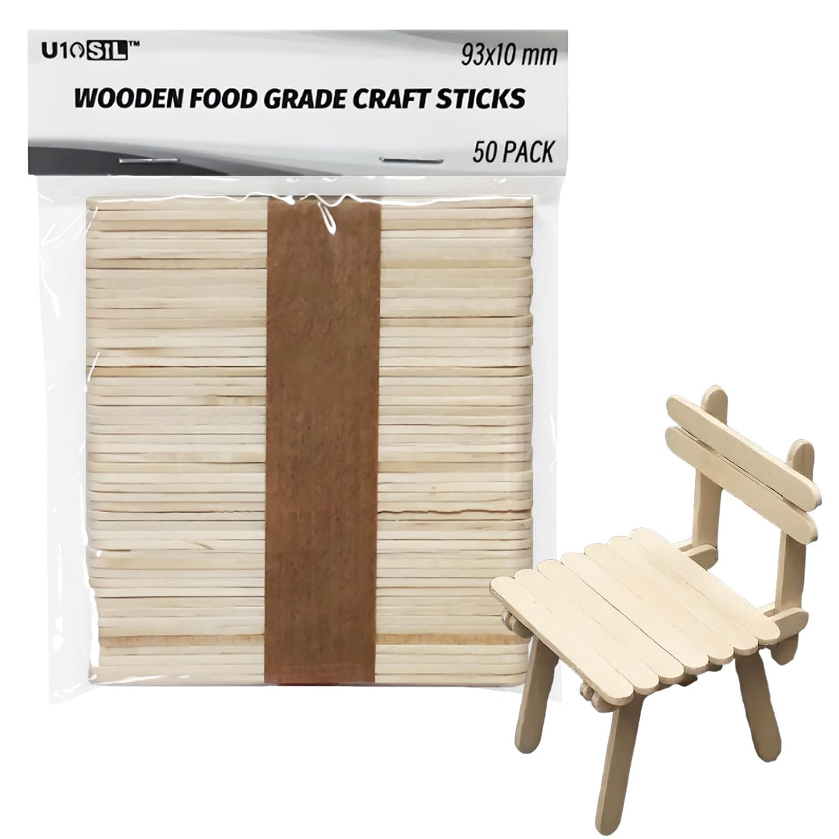 Natural Wooden Craft Sticks