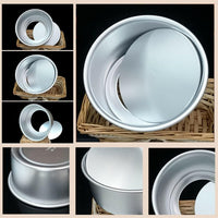 8-Inch Round Cake Pan with Removable Bottom