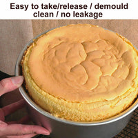8-Inch Round Cake Pan with Removable Bottom