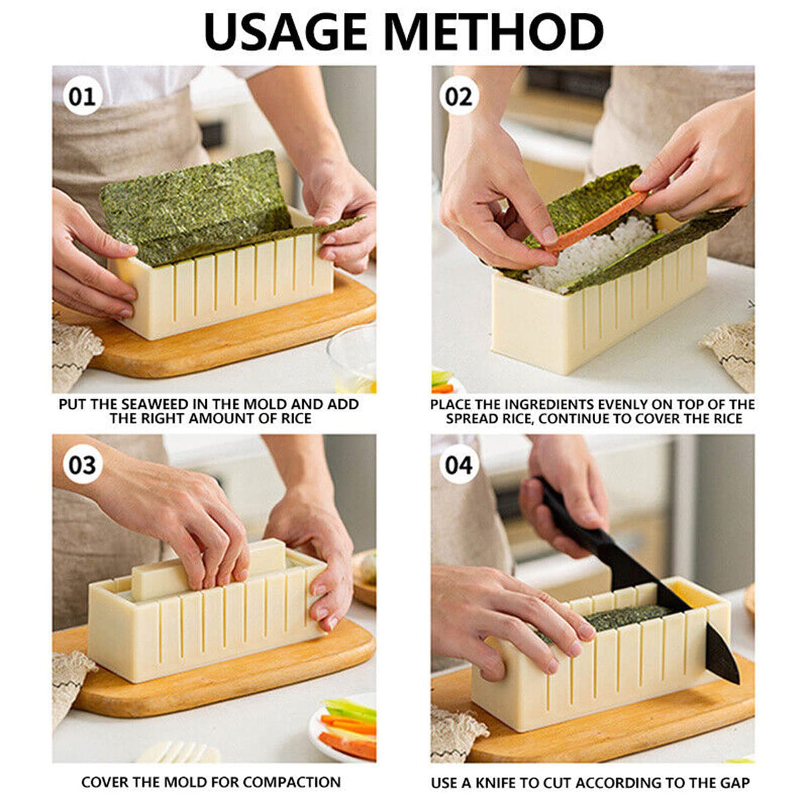 Sushi Making Kit (10-Piece Set)