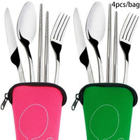 Reusable Stainless Steel Travel Cutlery Set