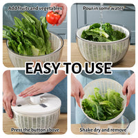 6L Salad Spinner & Washing Bowl