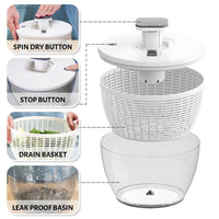 6L Salad Spinner & Washing Bowl